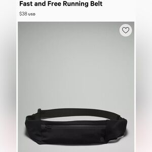 Lululemon Fast and Free Running Belt